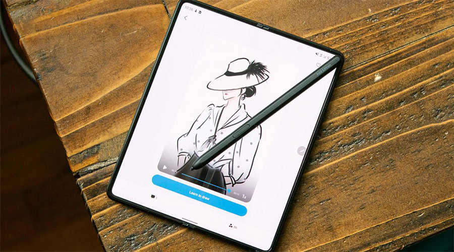 احتمال معرفی Galaxy Z Fold 4  با قلم S-Pen