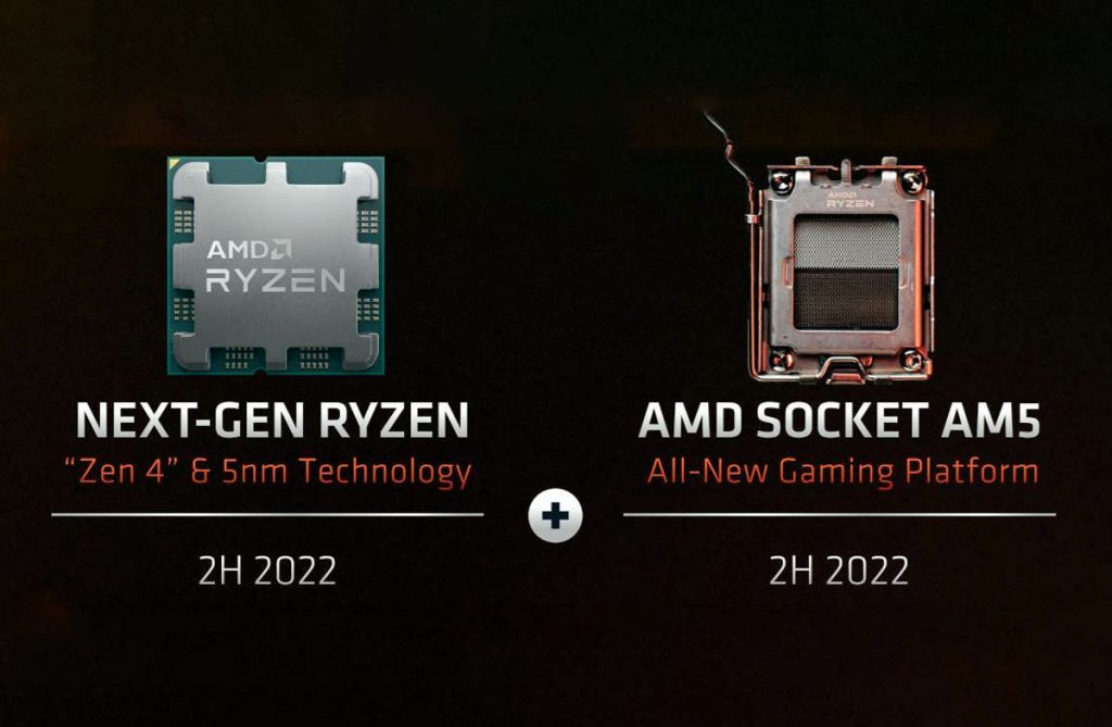 پردازنده های جدید Ryzen 7000 با معماری Zen4 و فناوری 5 نانومتری در کنارسوکت جدید AM5